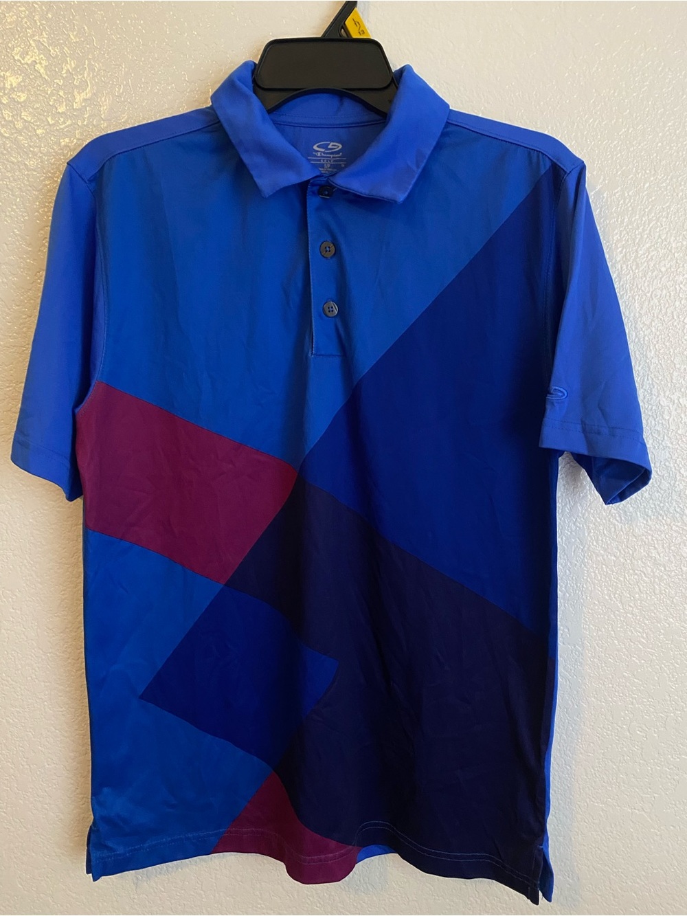 C9 Champion Men's Geometric Pattern Golf Polo Shirt